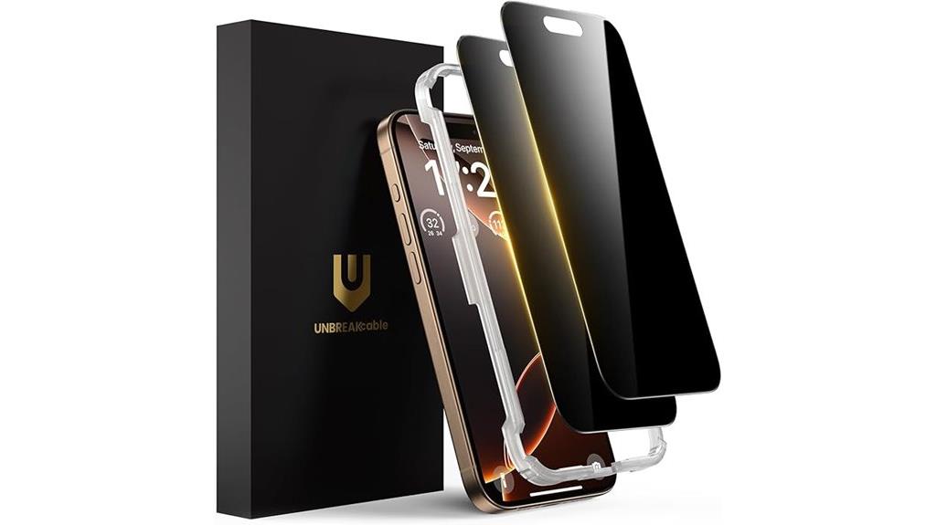 iphone 16 pro privacy protectors