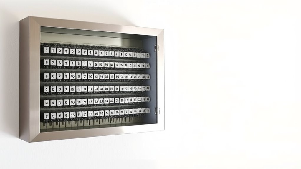 key cabinet security features