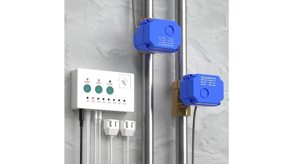 leak detection with shutoff