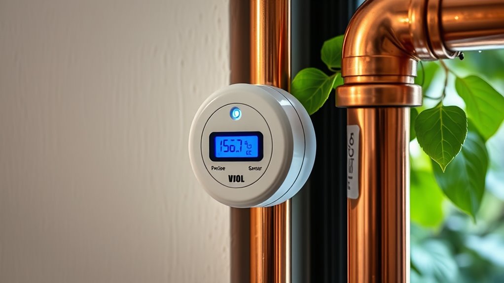 leak detectors with automatic shutoff