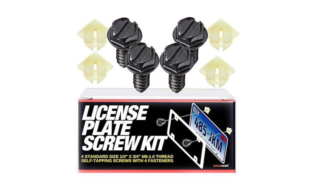 m6 1 0 license plate screws