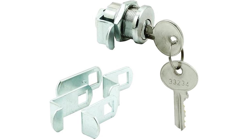mail box lock with 5 cam