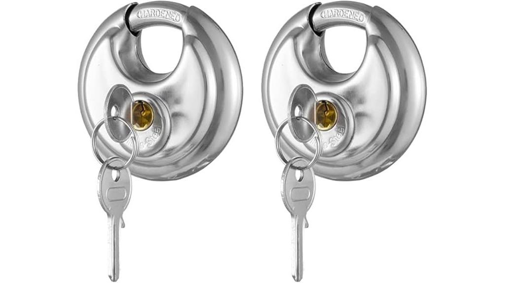 matching keyed disc locks