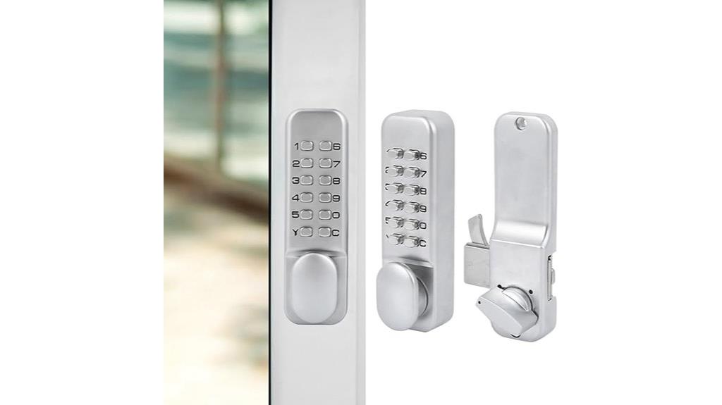 mechanical combination sliding lock