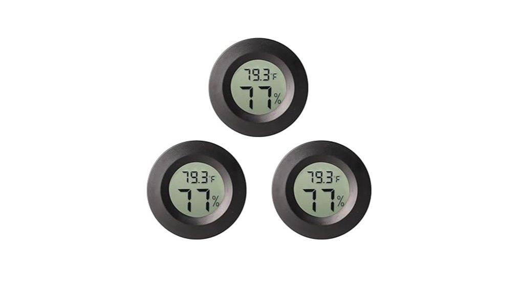 mini humidity temperature meters