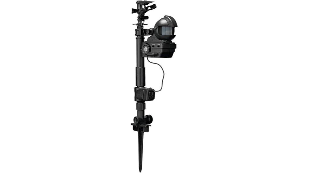 motion activated black sprinkler