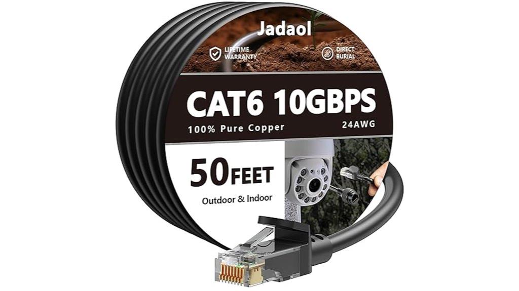 outdoor cat6 ethernet cable