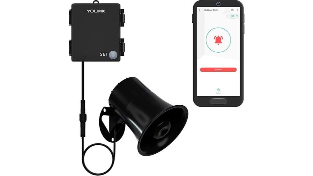 outdoor security siren kit