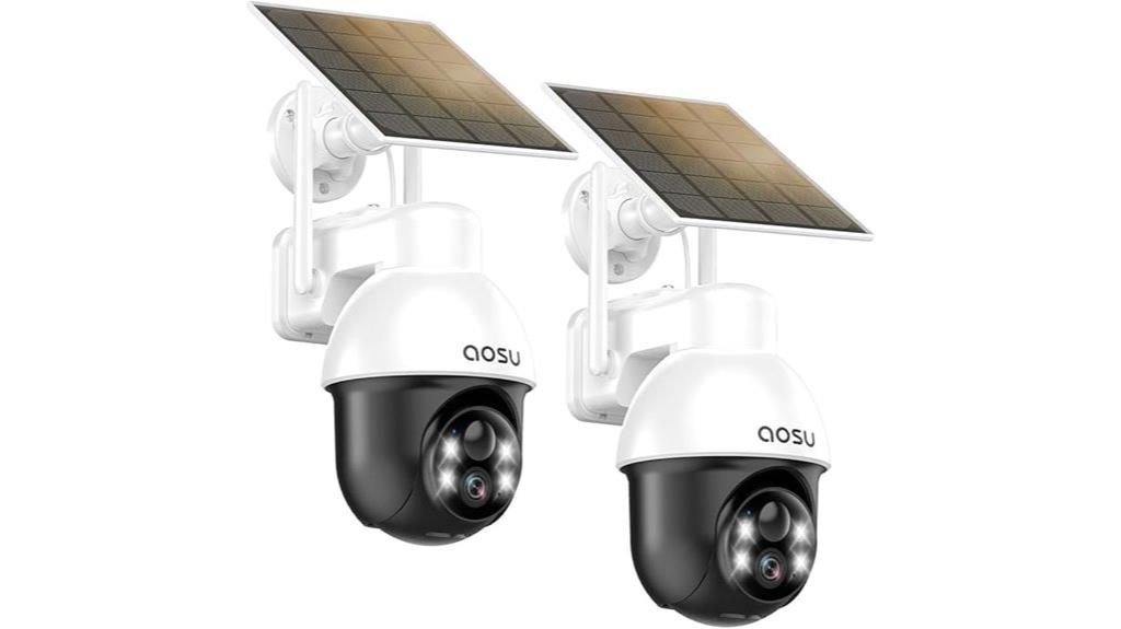 outdoor solar security cameras