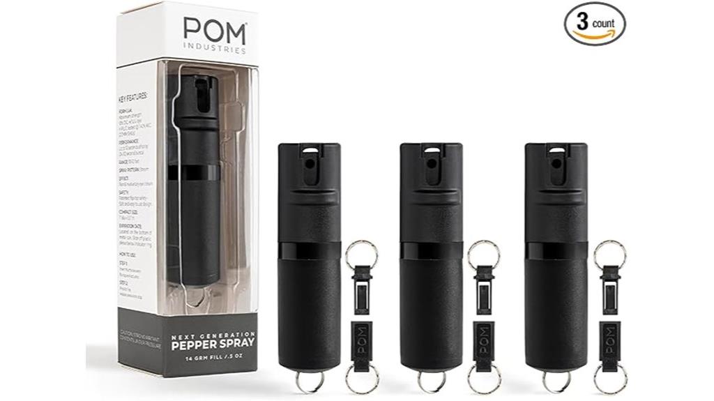 pepper spray keychain uv