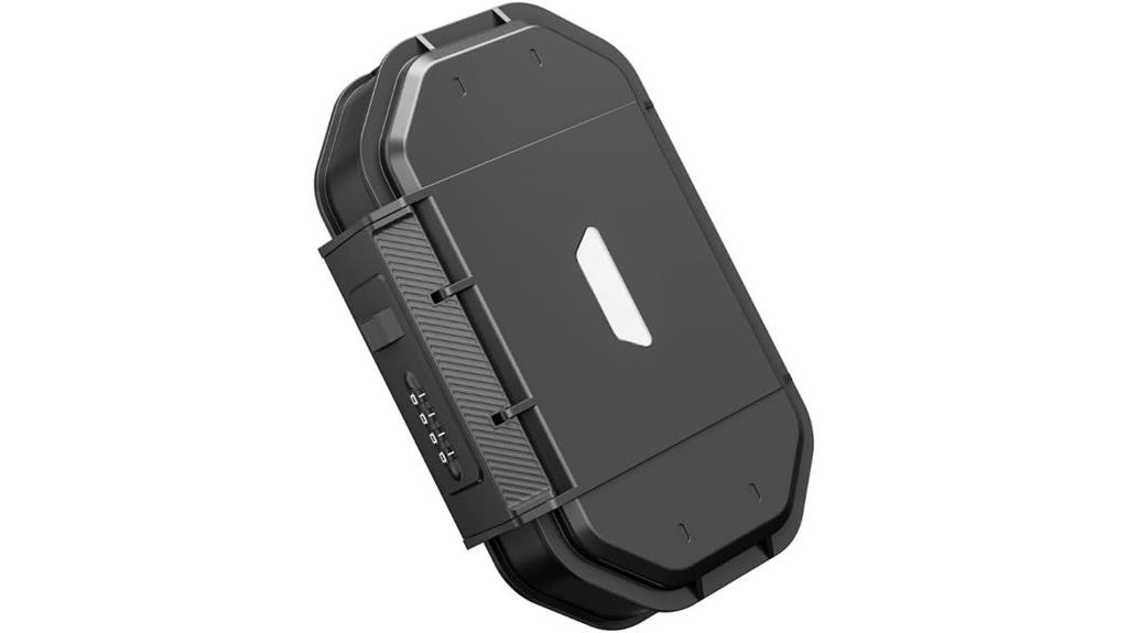 portable combo lock box