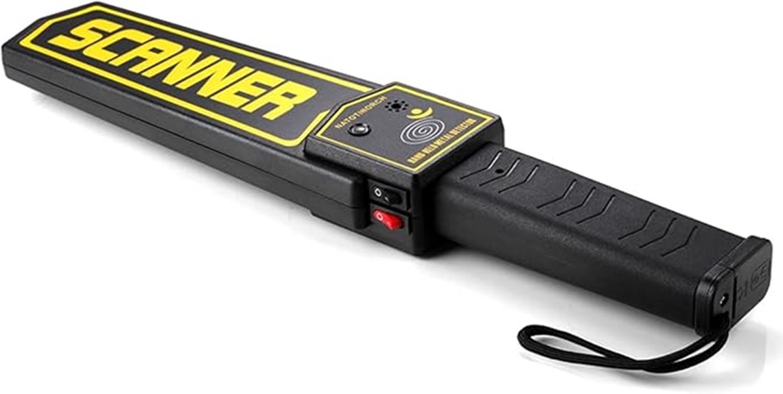 portable handheld metal detector
