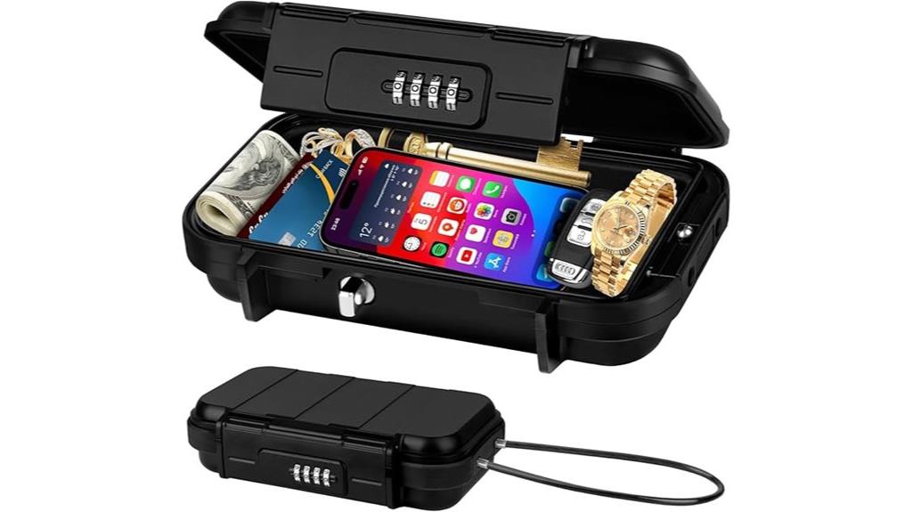 portable safe with combination
