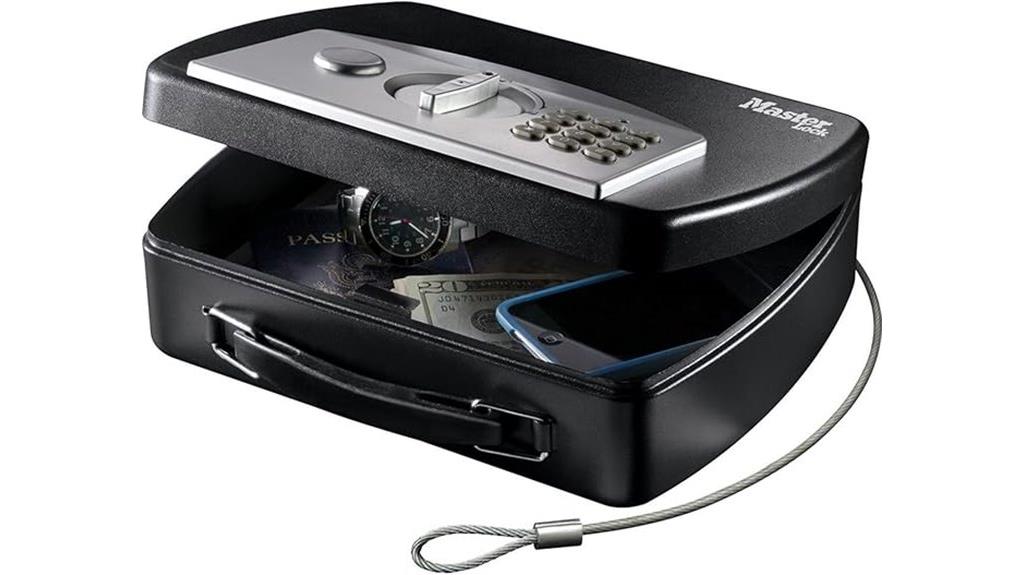portable safe with combination