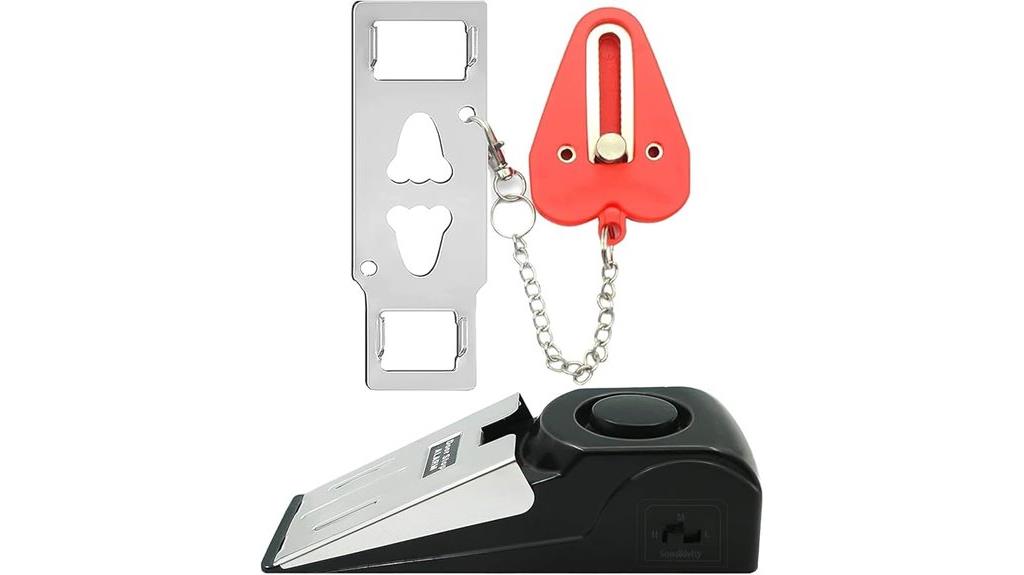 portable security door set