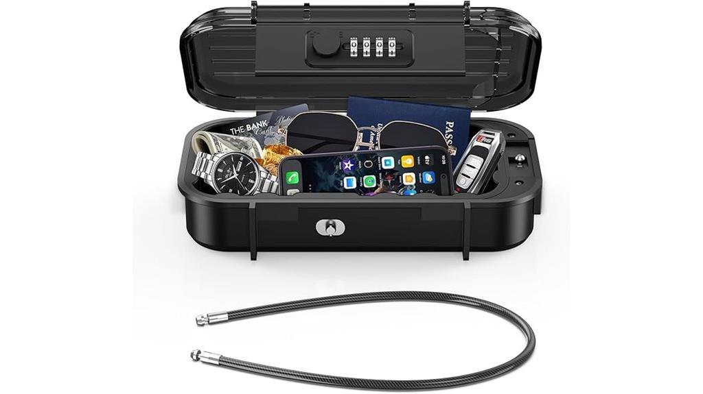 portable travel lock box
