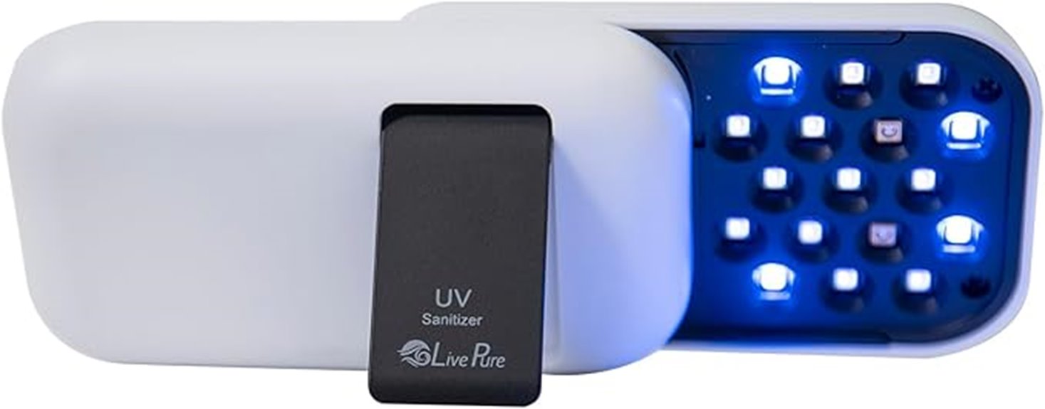 portable uv surface sanitizer