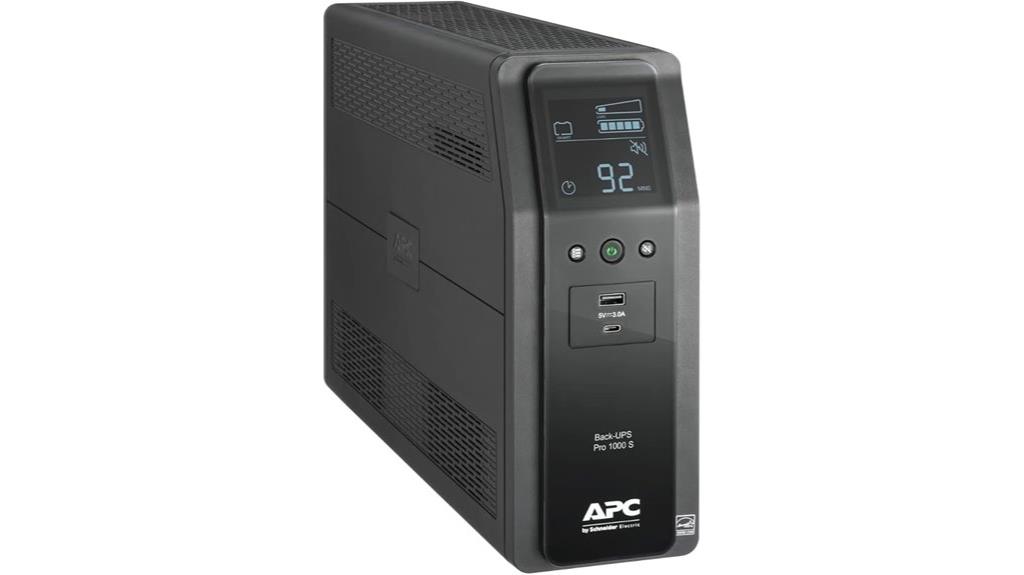 powerful backup and surge protection