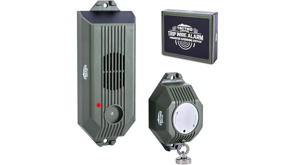 rechargeable perimeter security alarm
