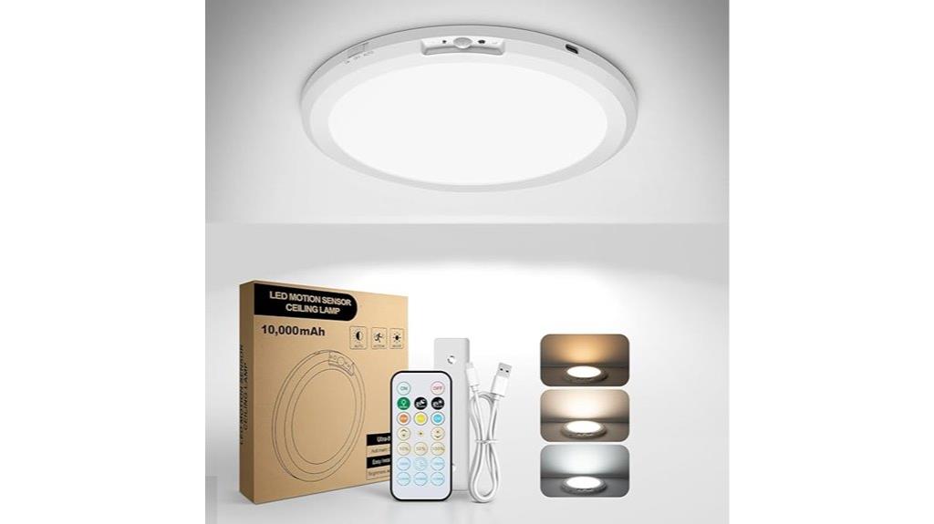 rechargeable waterproof ceiling light