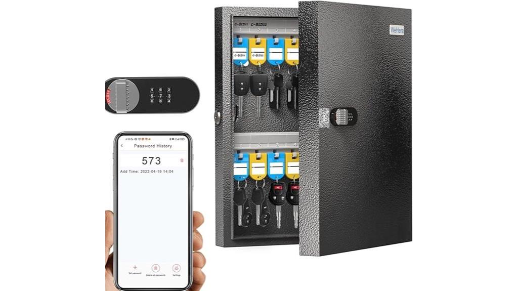secure 32 key lock box