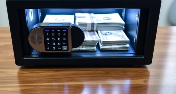 secure digital safes with lighting