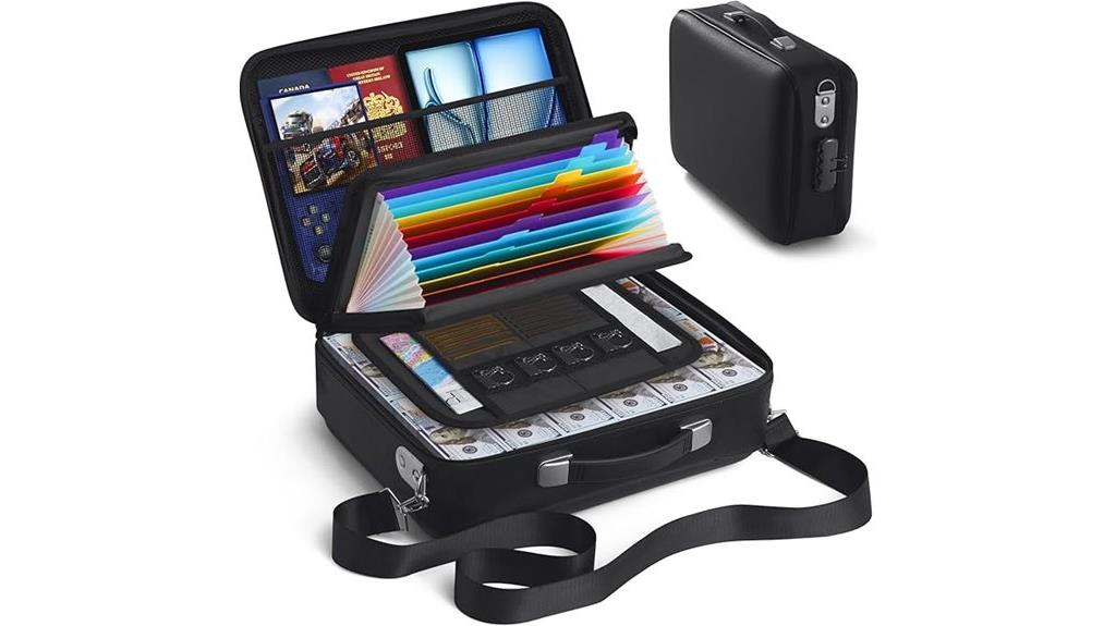 secure fireproof lock box