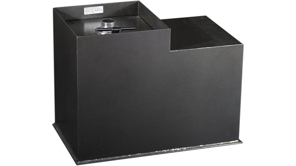 secure in ground floor safe