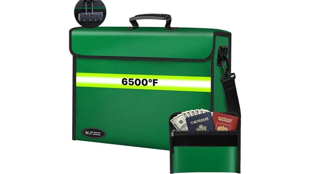 secure lockable fireproof bags