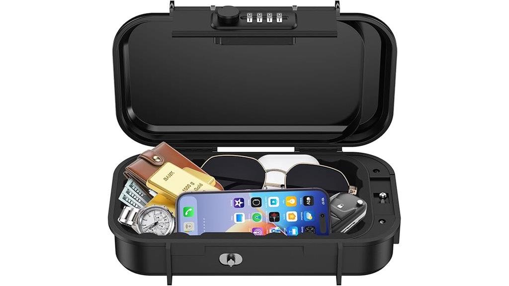 secure portable lock box
