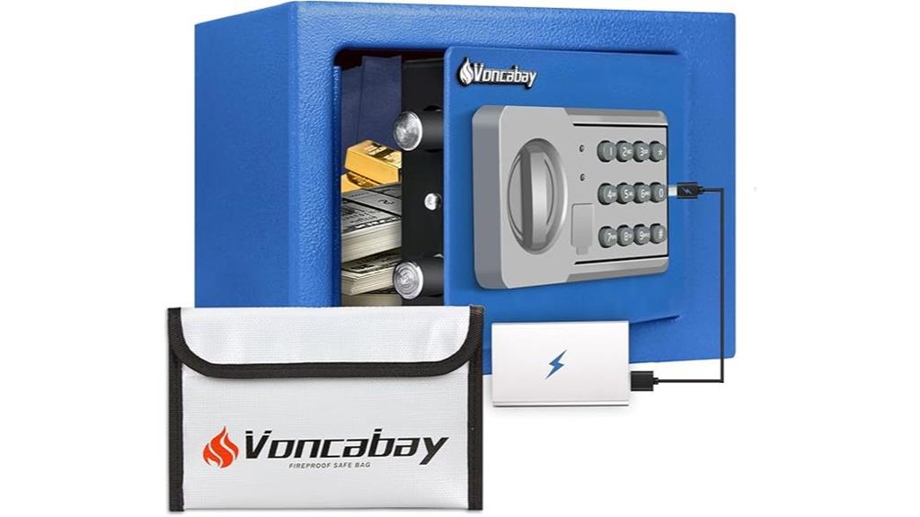 sensor light fireproof safe