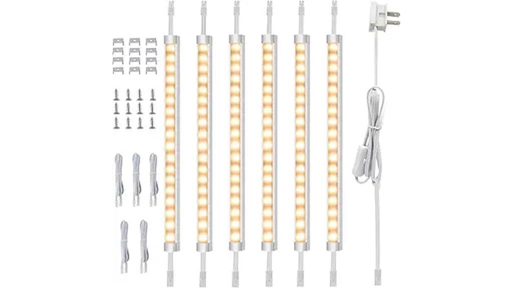six pack dimmable leds