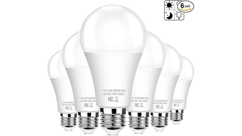 six pack dusk to dawn leds