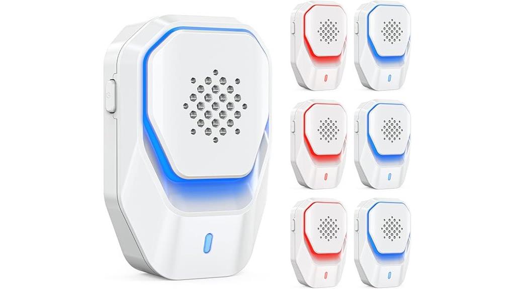 six pack ultrasonic pest repellers