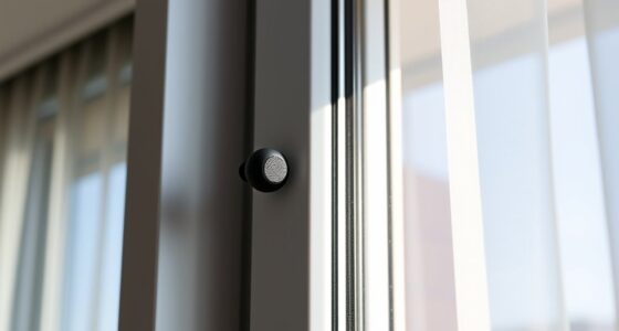 sliding window vibration sensors