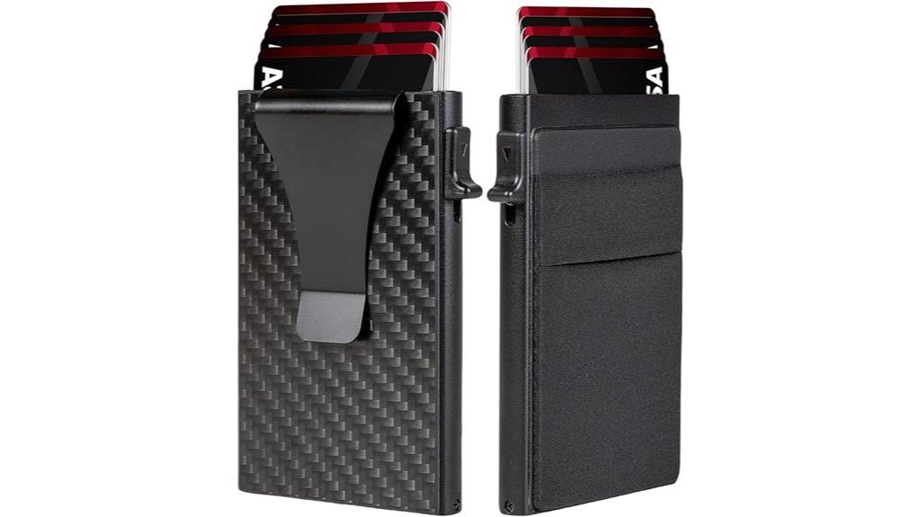 slim aluminum rfid wallet