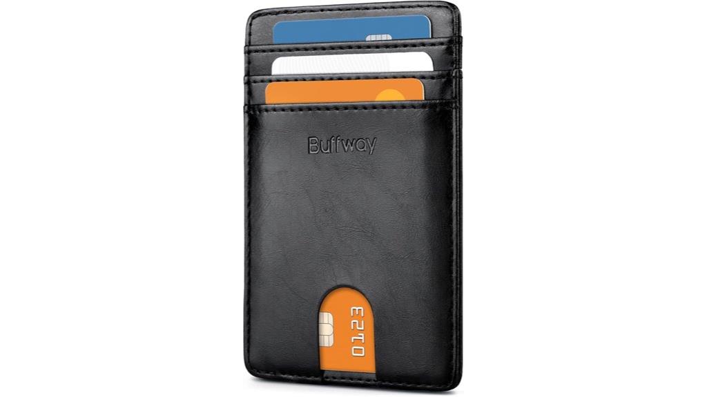 slim rfid blocking wallet