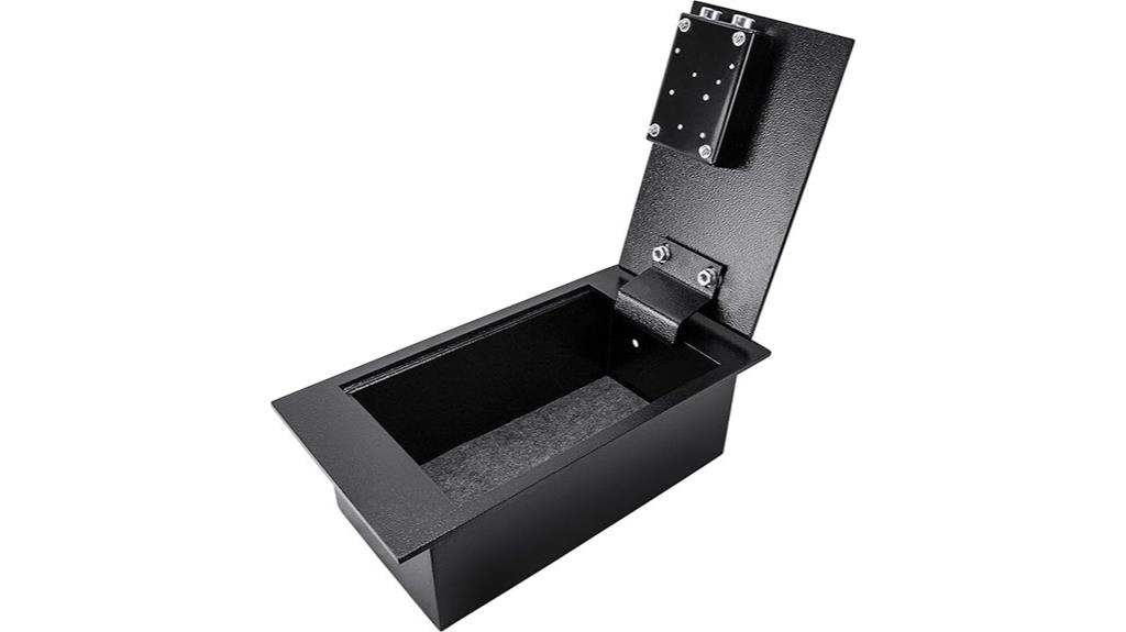 small hidden floor safe