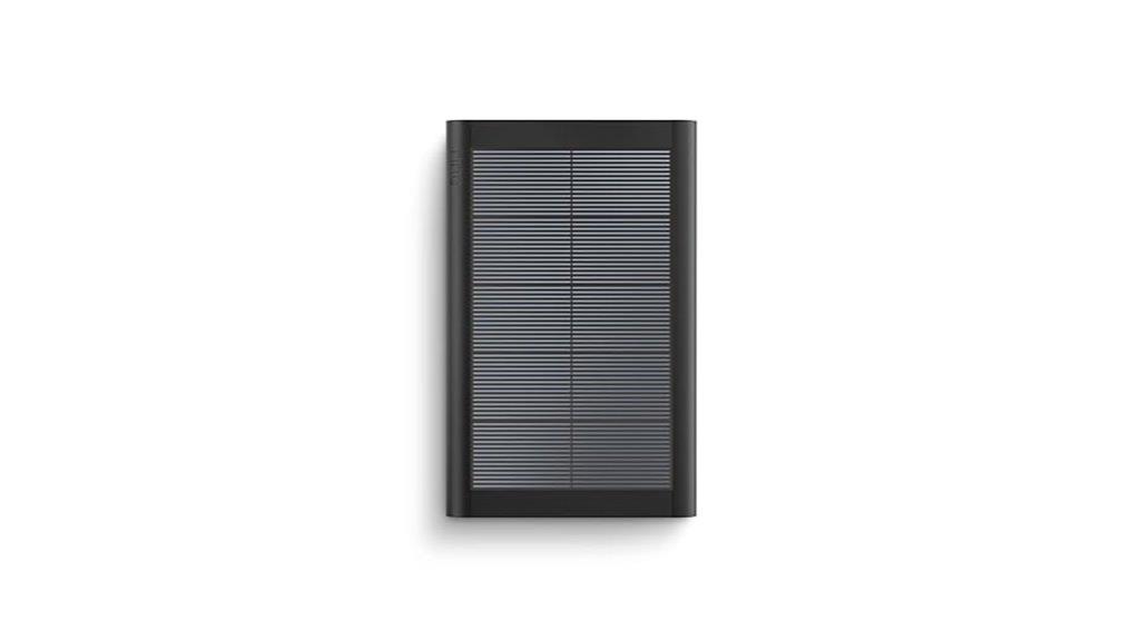 small outdoor camera solar panel