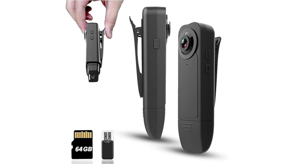 small recording body camera