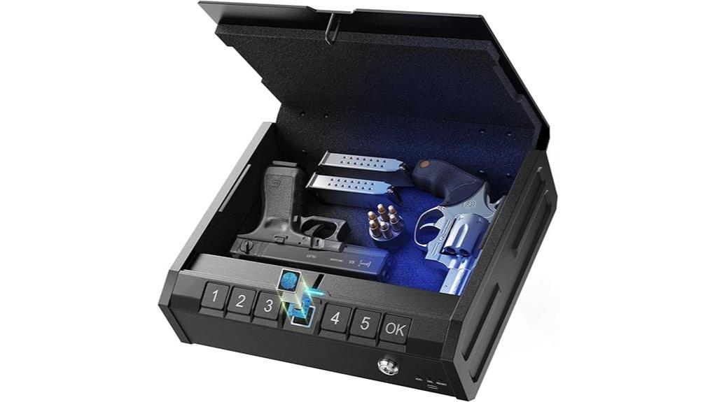 smart biometric gun safe