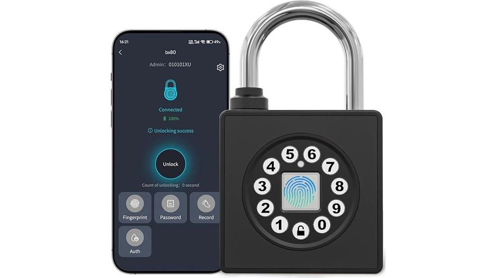 smart bluetooth fingerprint lock