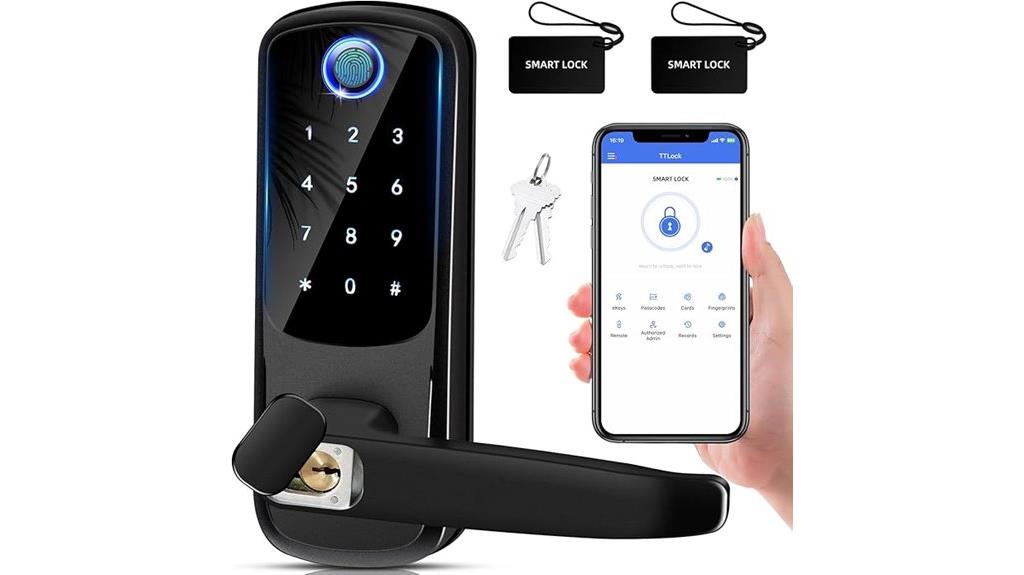 smart handle fingerprint lock