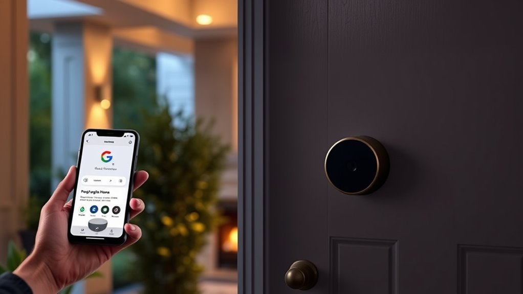 smart lock integration and security