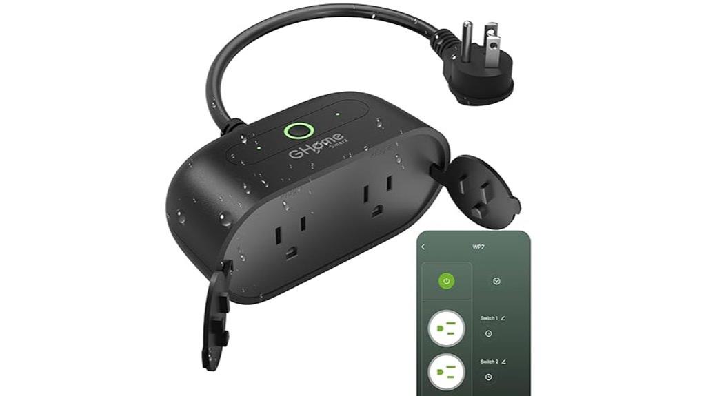 smart outdoor wi fi outlet