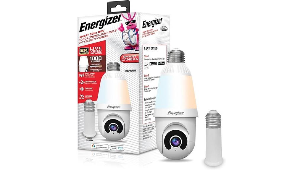 smart security light bulb