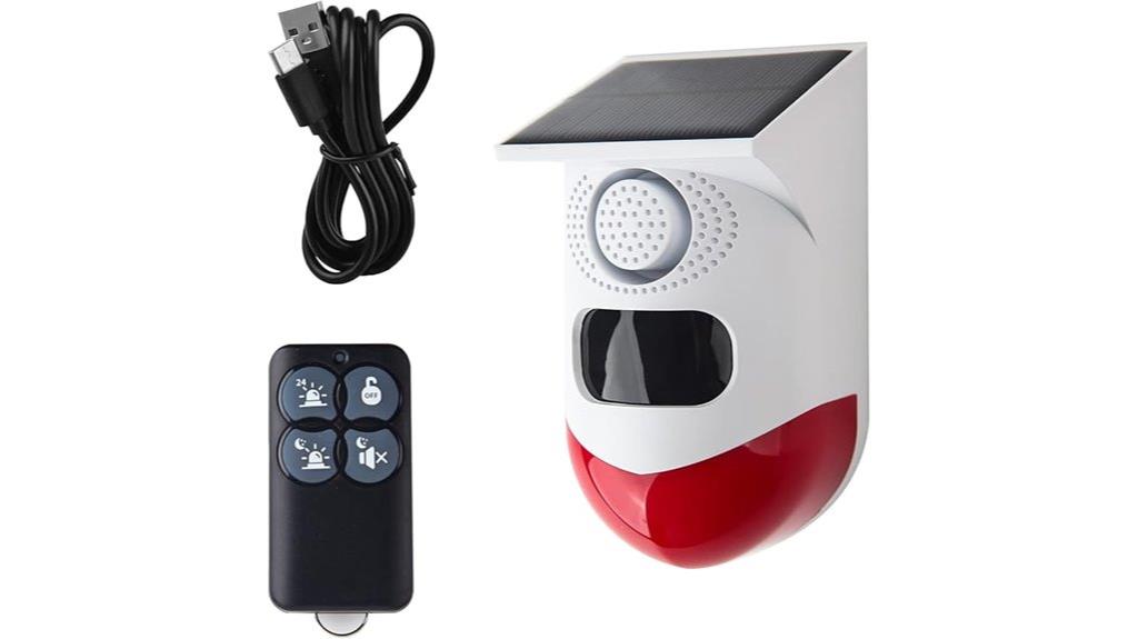 smart solar security light