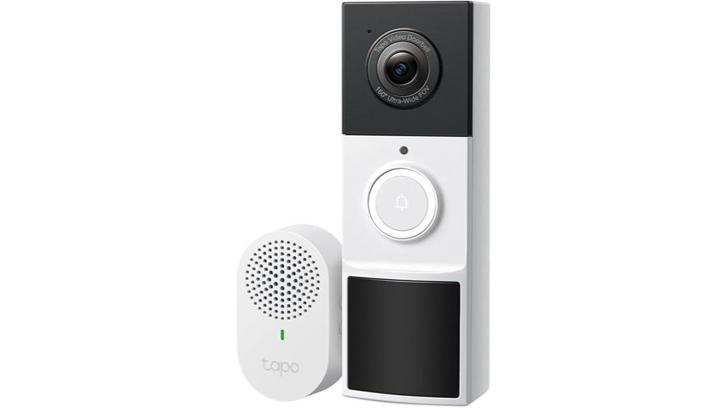 smart video doorbell with chime