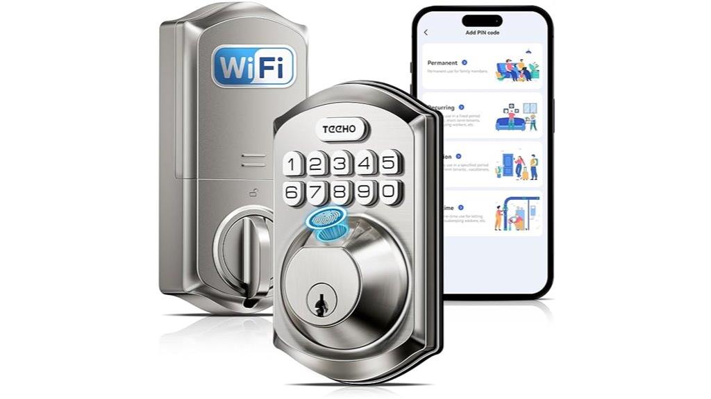 smart waterproof fingerprint lock