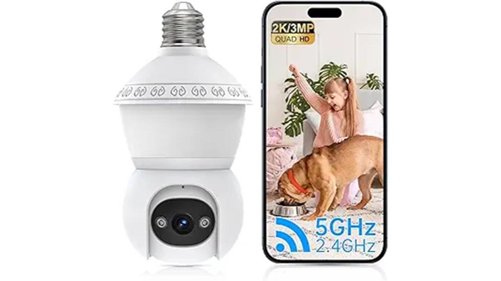 smart wifi bulb camera